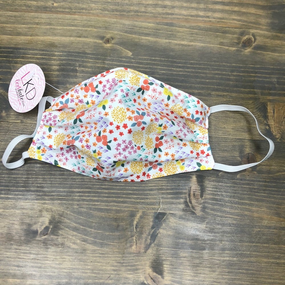 Floral face mask